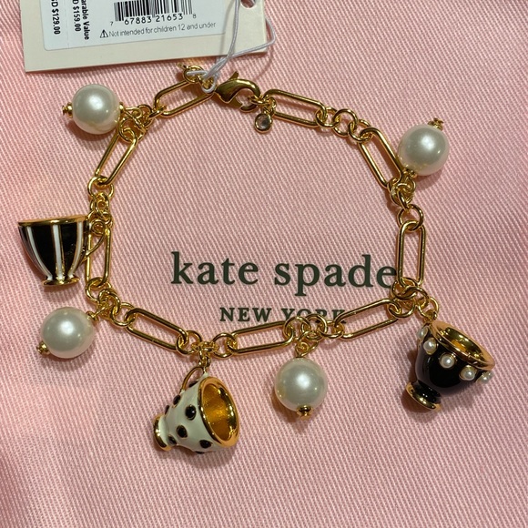 NWT ♠️kate spade Tea Time Bracelet - from the Alice in Wonderland Collection.♠️ - Picture 3 of 3